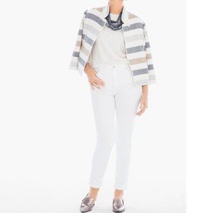 NWT Chico’s stripped jacket